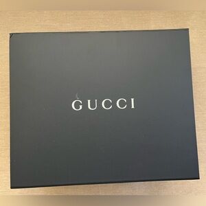 Authentic Black Gucci Box with White Logo